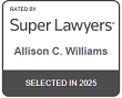 Super Lawyers Allison C. Williams